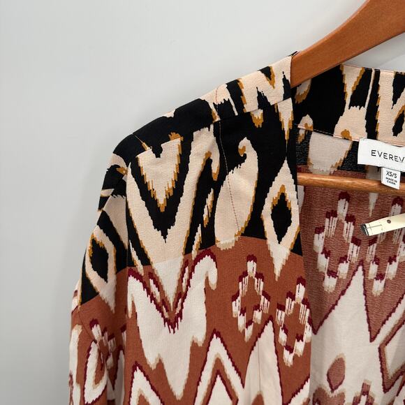 EVEREVE NWT Mila Maxi Wrap Long Kimono Cover Up // XS / S - Picture 8 of 13